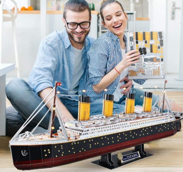 Rodinná interaktivní papírová skládačka DIY Stadium 3D puzzle hračky
